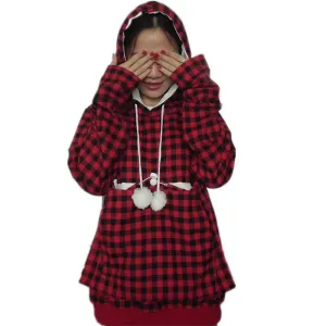 2018 Pet Pattern Pocket Hoodie with Mesh/Flower Embroidery, Regular Fit, Long Sleeve, Hooded/Hoodless Collar