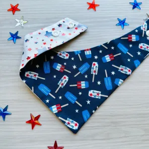 4th of July Dog Bandana, popsicles