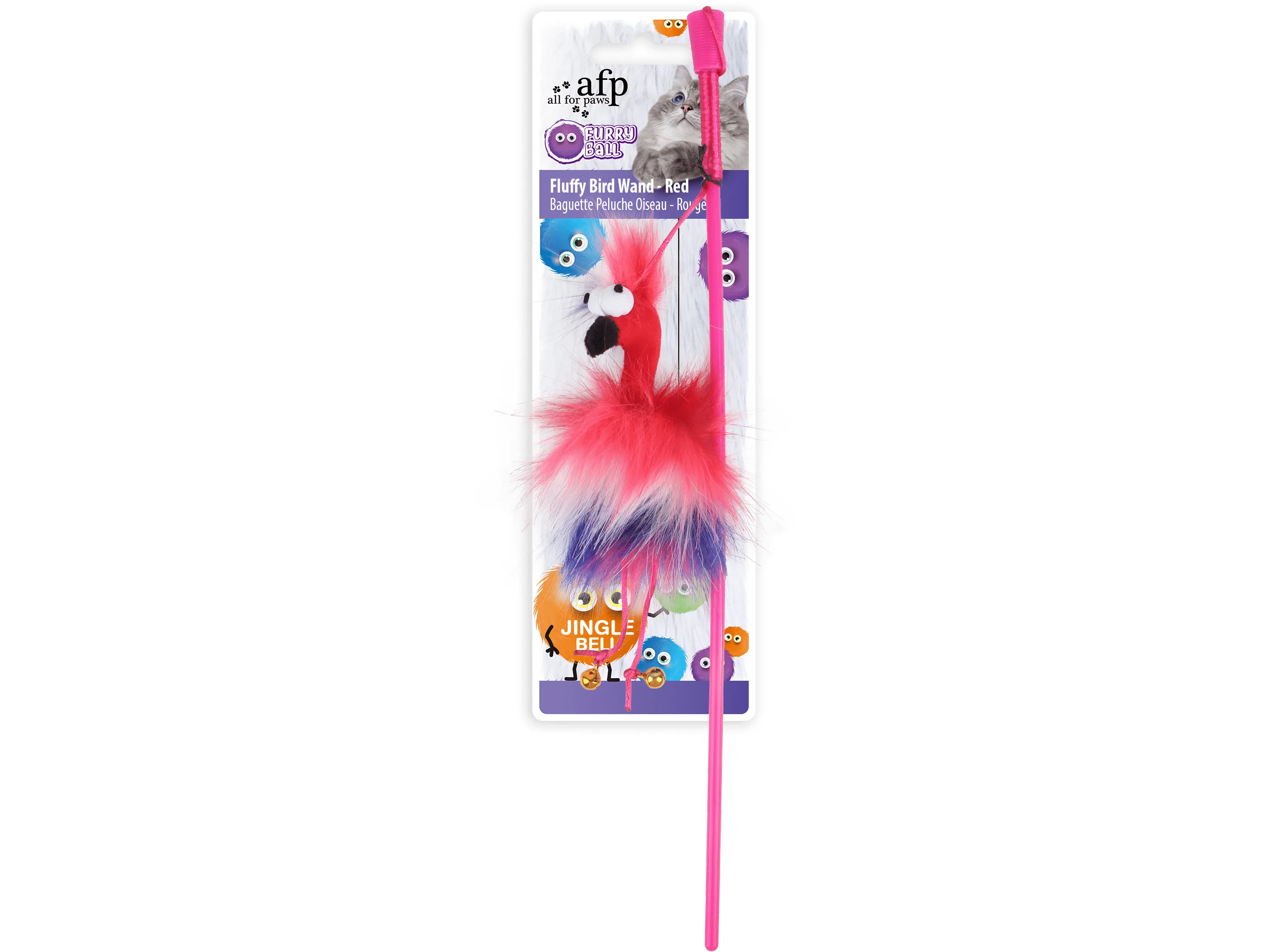 AFB Furry Ball - Fluffy Bird Wand