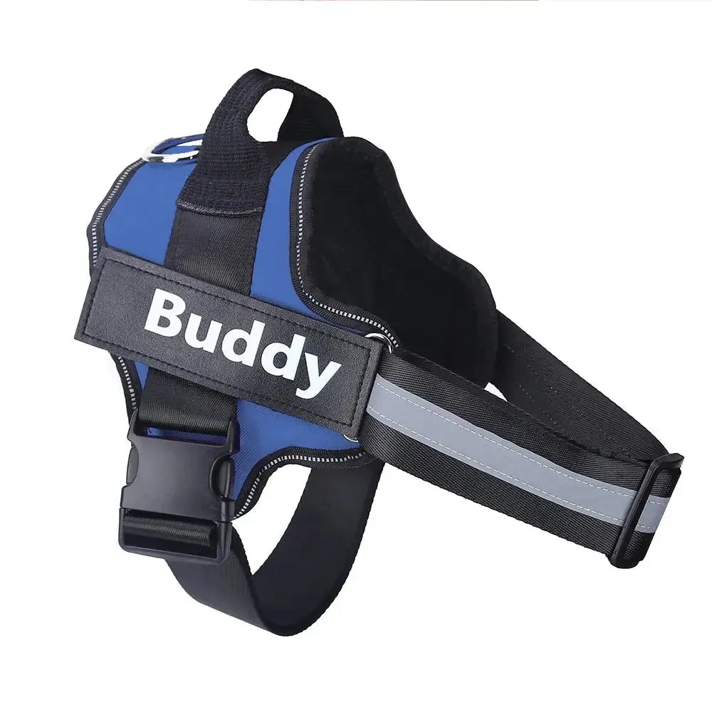 Anniepaw Reflective No-Pull Personalized Dog Harness Breathable Vest for Outdoor Activities Training for All Dog Sizes