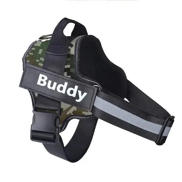 Anniepaw Reflective No-Pull Personalized Dog Harness Breathable Vest for Outdoor Activities Training for All Dog Sizes