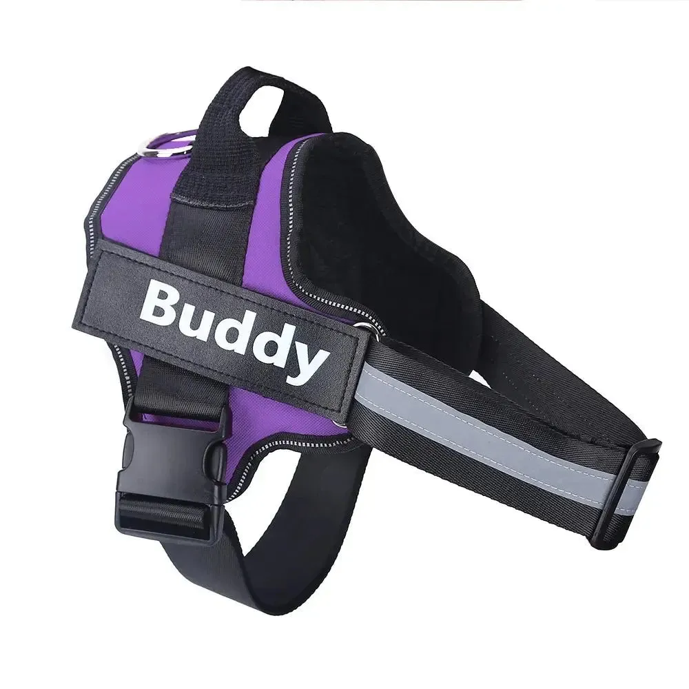 Anniepaw Reflective No-Pull Personalized Dog Harness Breathable Vest for Outdoor Activities Training for All Dog Sizes
