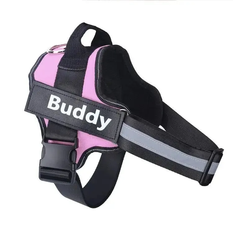Anniepaw Reflective No-Pull Personalized Dog Harness Breathable Vest for Outdoor Activities Training for All Dog Sizes