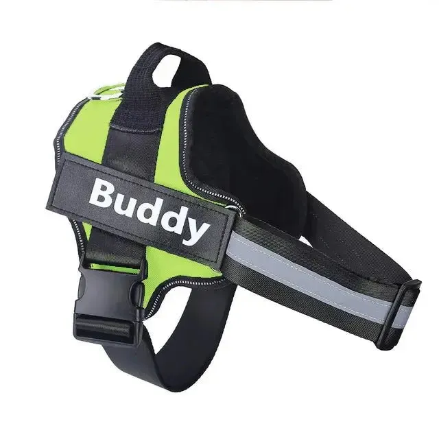 Anniepaw Reflective No-Pull Personalized Dog Harness Breathable Vest for Outdoor Activities Training for All Dog Sizes