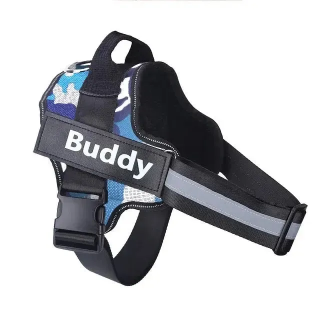 Anniepaw Reflective No-Pull Personalized Dog Harness Breathable Vest for Outdoor Activities Training for All Dog Sizes
