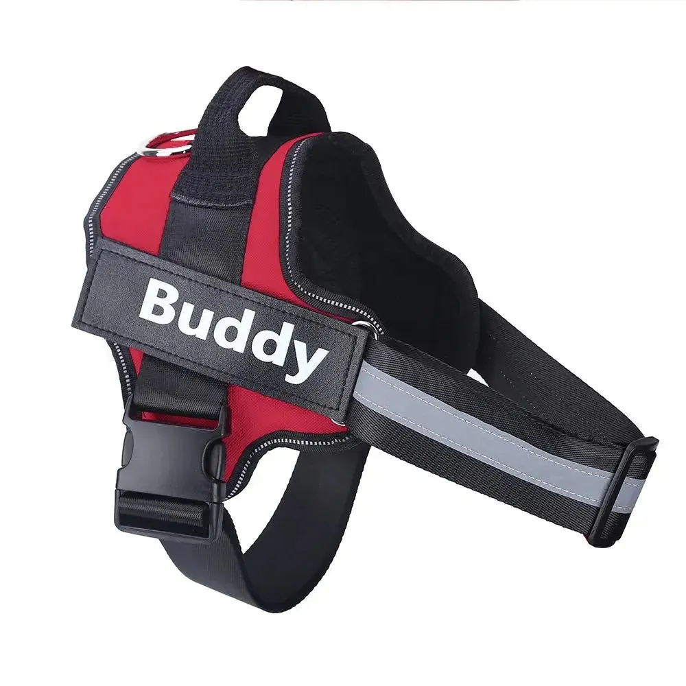 Anniepaw Reflective No-Pull Personalized Dog Harness Breathable Vest for Outdoor Activities Training for All Dog Sizes