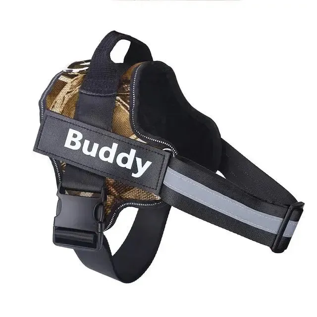 Anniepaw Reflective No-Pull Personalized Dog Harness Breathable Vest for Outdoor Activities Training for All Dog Sizes