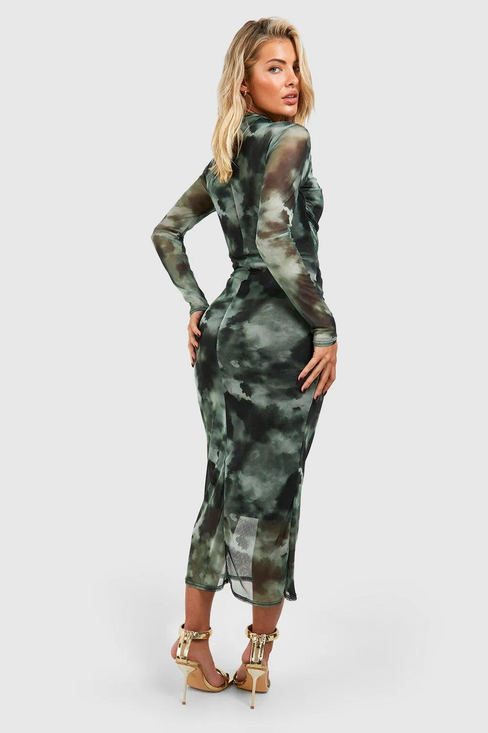 Aster Bodycon Mesh Dress