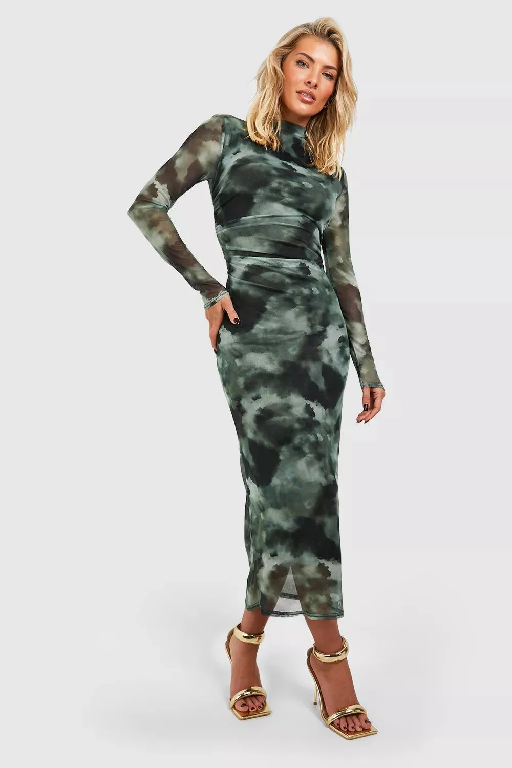 Aster Bodycon Mesh Dress