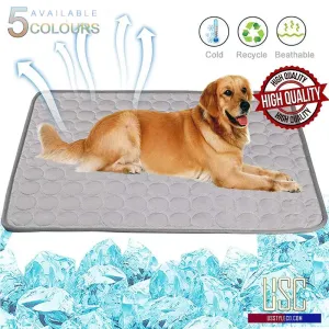 Beat the Heat! Pet Summer Ice Silk Cooling Pad