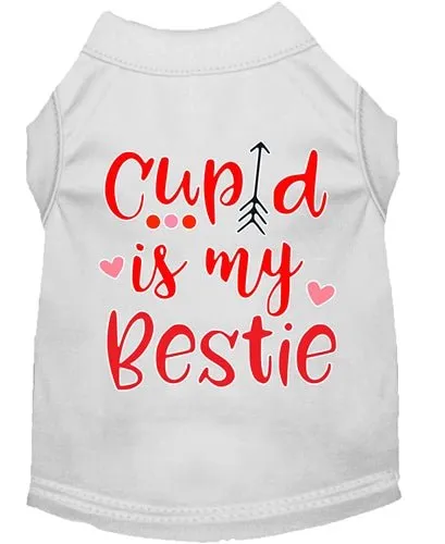 Cupid is my Bestie Screen Print Dog Shirt in Many Colors