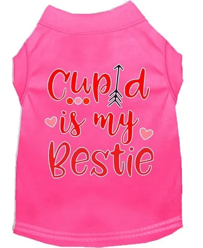 Cupid is my Bestie Screen Print Dog Shirt in Many Colors