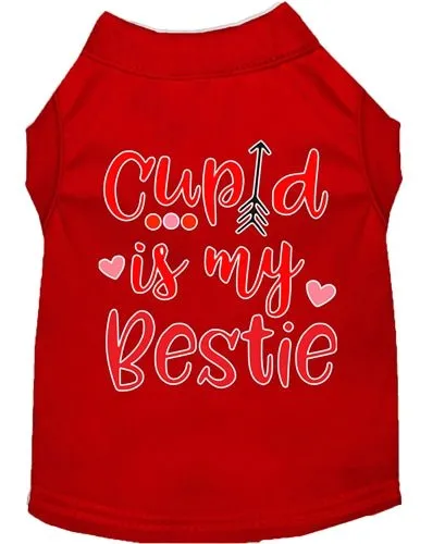 Cupid is my Bestie Screen Print Dog Shirt in Many Colors