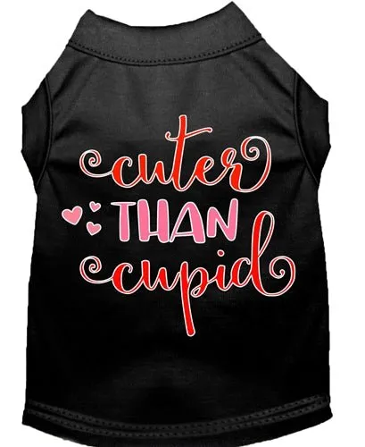 Cuter Than Cupid Screen Print Dog Shirt- in Many Colors