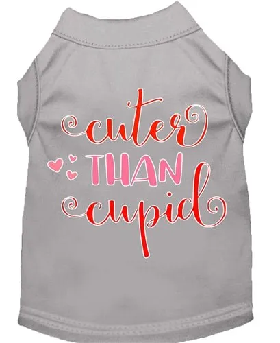 Cuter Than Cupid Screen Print Dog Shirt- in Many Colors