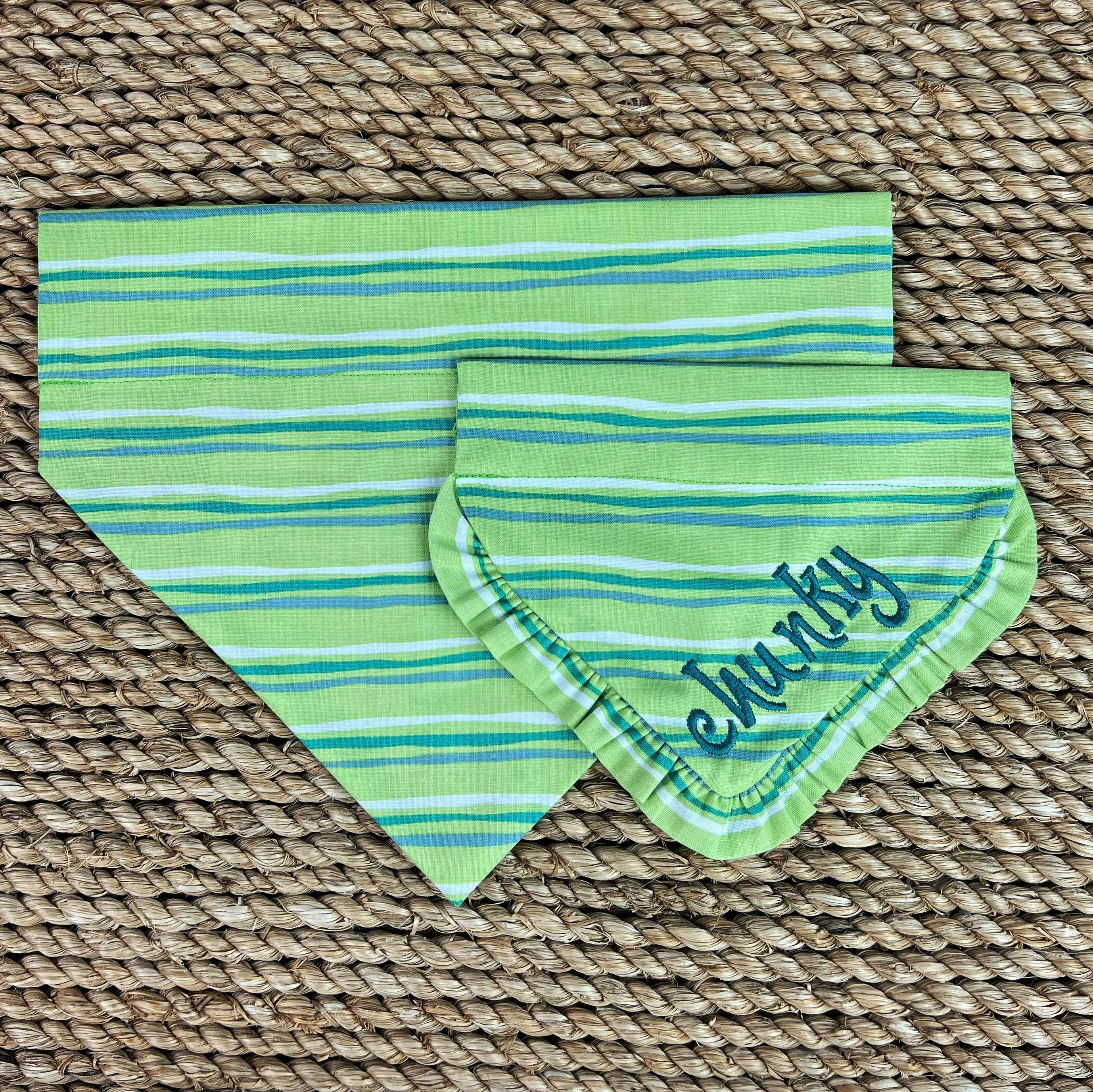 Deep Green Sea Dog Bandana