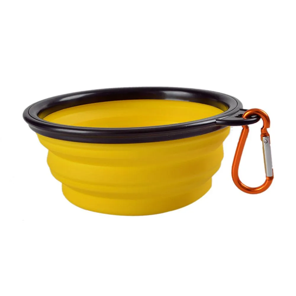 Dog Feeding Fordable Travel Pet Bowl