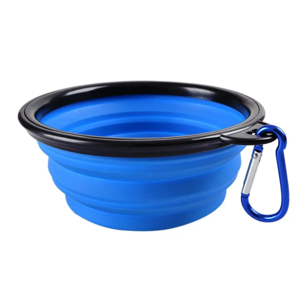 Dog Feeding Fordable Travel Pet Bowl