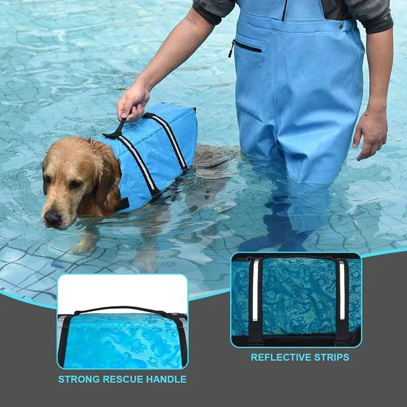 Dog Swimming Vest with Reflective Strips by Dach Everywhere
