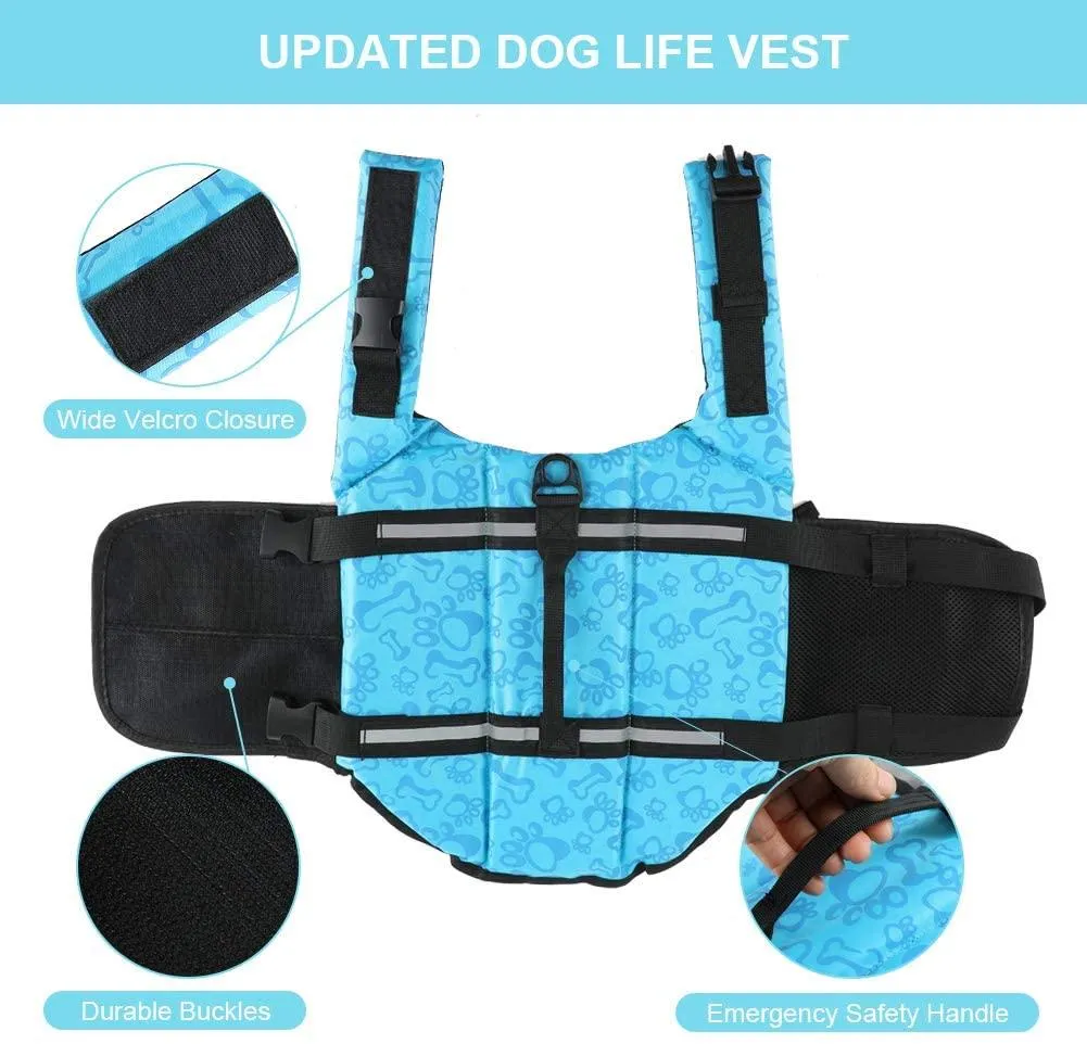 Dog Swimming Vest with Reflective Strips by Dach Everywhere