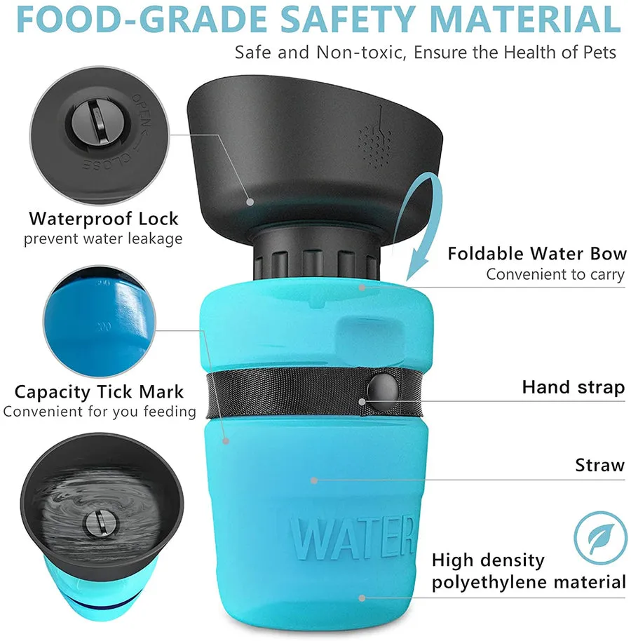 Foldable Dog Water Bottle