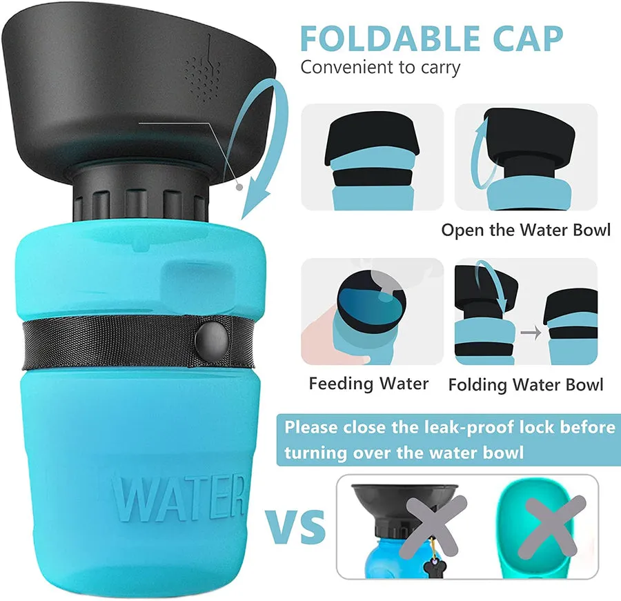Foldable Dog Water Bottle
