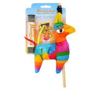 Get Smashed Llama Piñata Refillable Wand Cat Toy