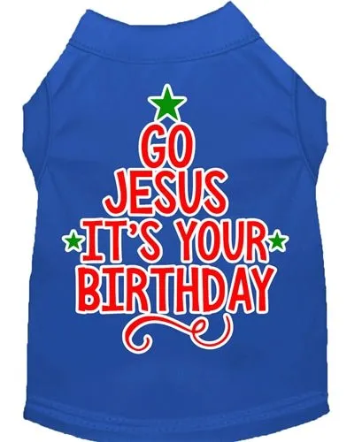 Go Jesus Screen Print Dog Shirt- in Many Colors