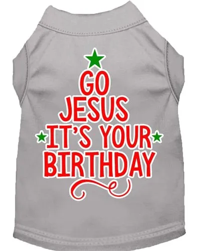 Go Jesus Screen Print Dog Shirt- in Many Colors