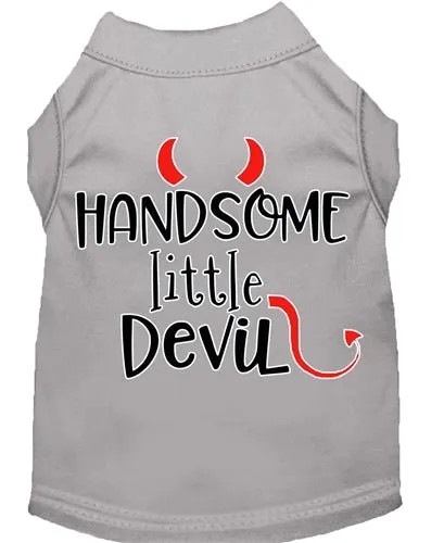Handsome Little Devil Screen Print Dog Shirt in Many Colors