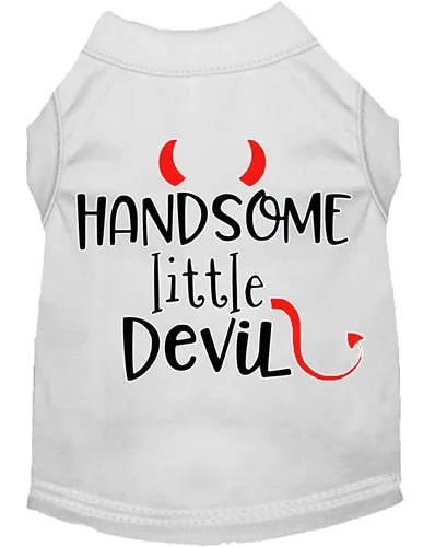 Handsome Little Devil Screen Print Dog Shirt in Many Colors
