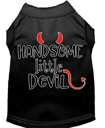 Handsome Little Devil Screen Print Dog Shirt in Many Colors