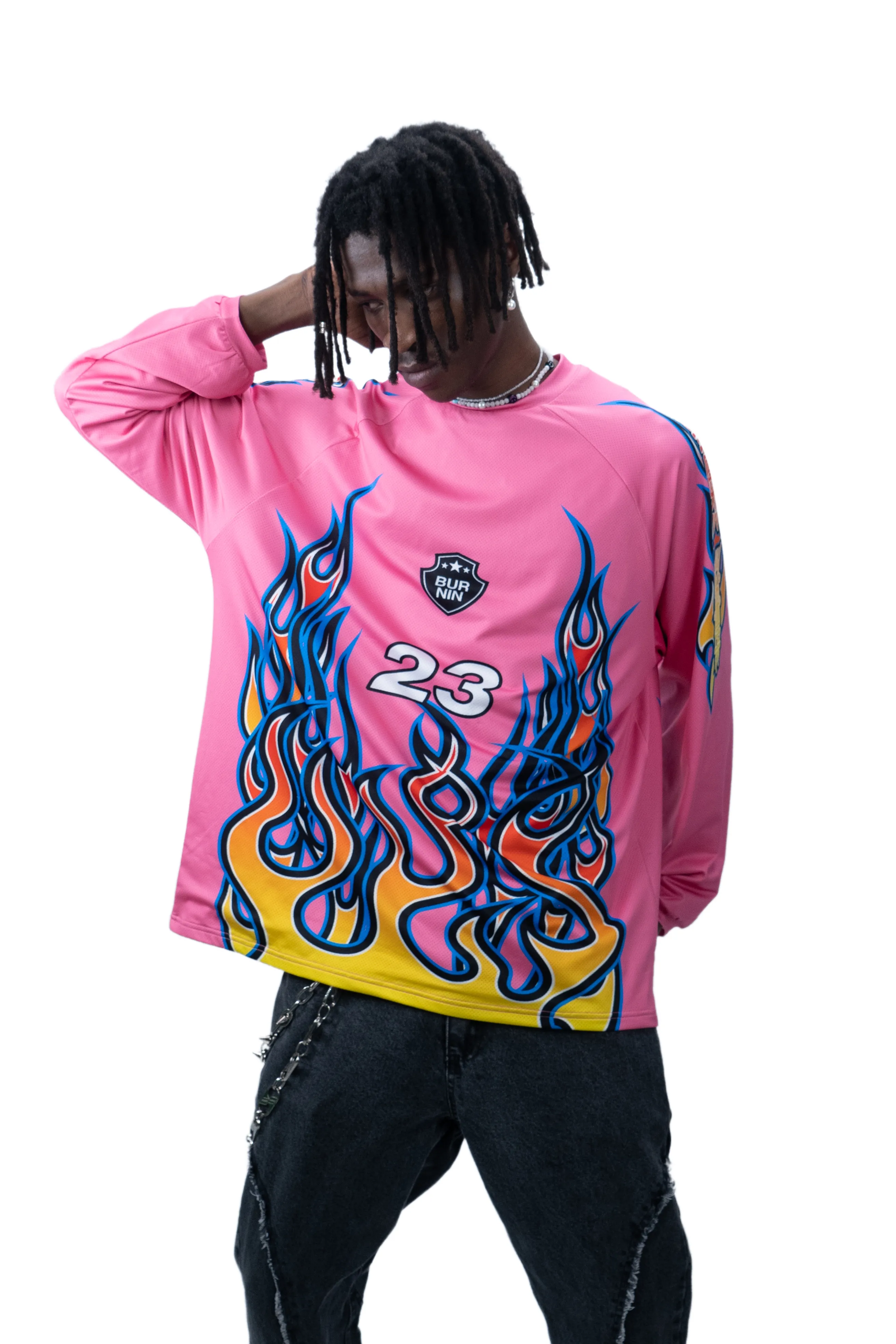 Jersey Crew Neck Sweatshirt