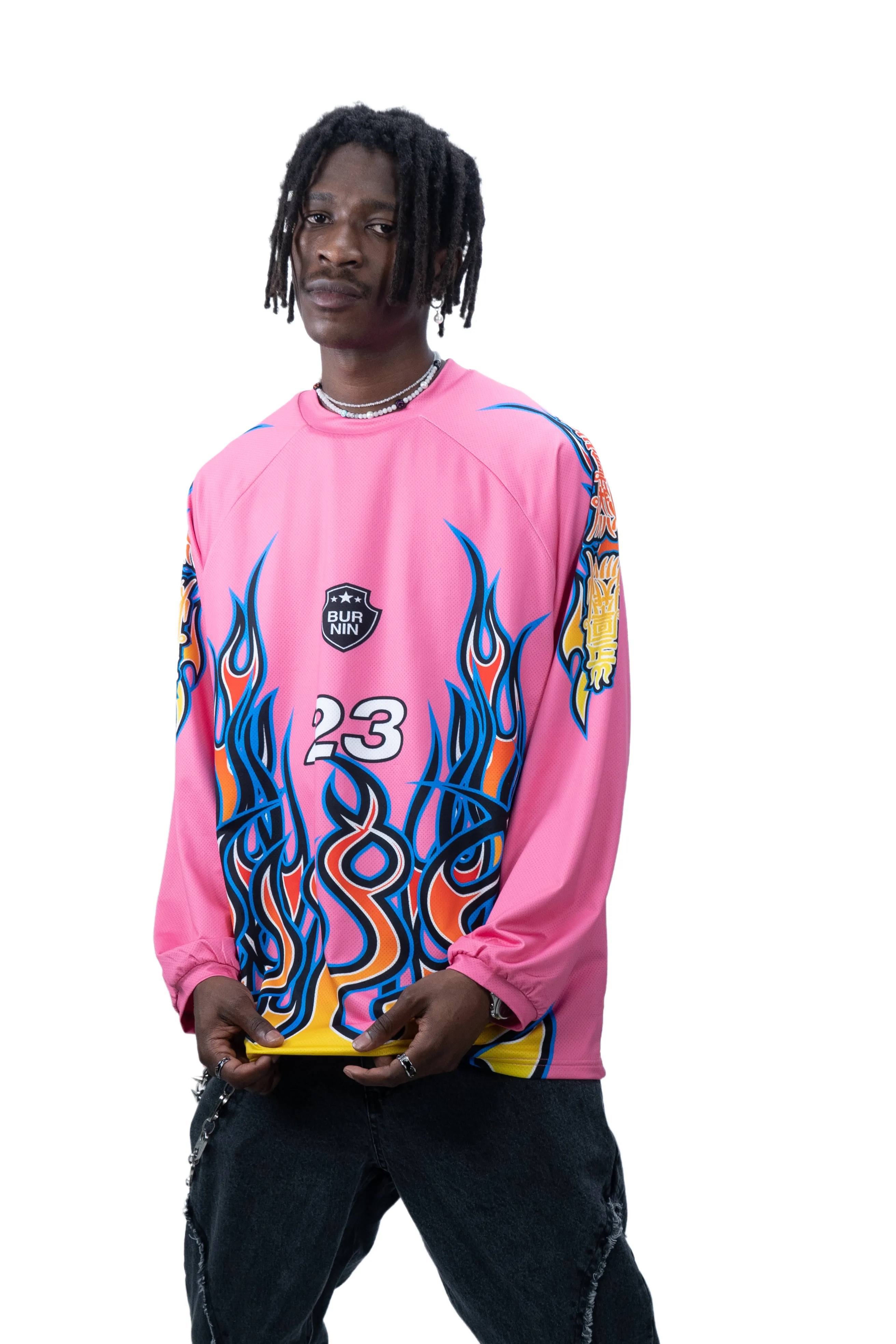Jersey Crew Neck Sweatshirt