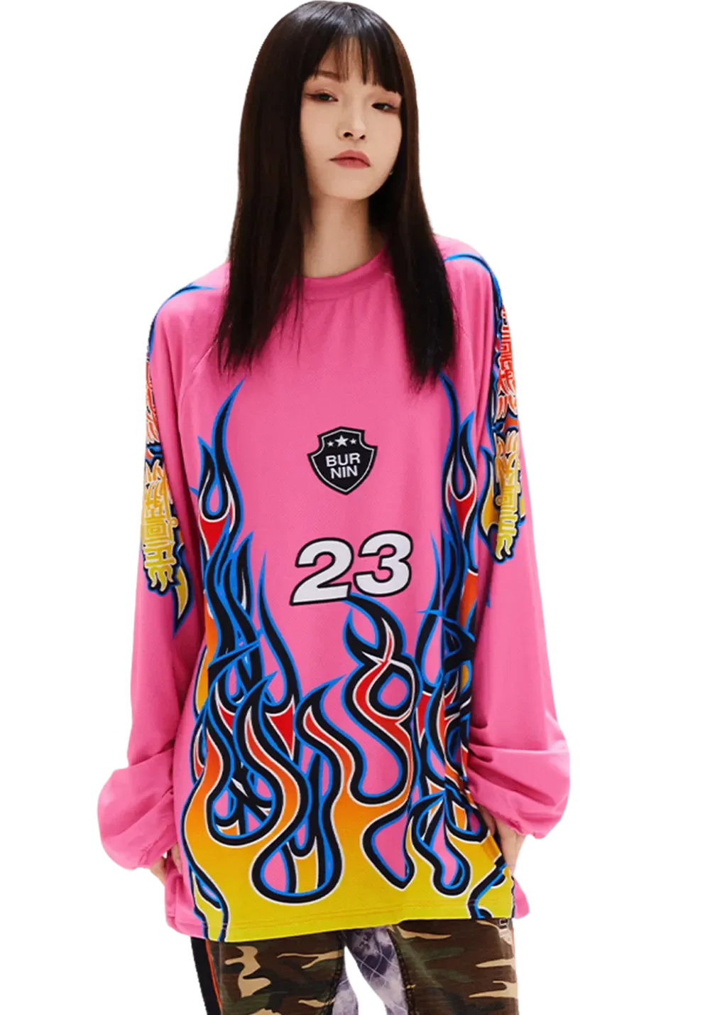 Jersey Crew Neck Sweatshirt
