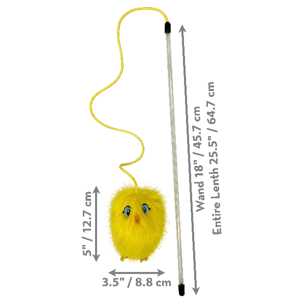 KONG Teaser Chirpz Chick Cat Toy
