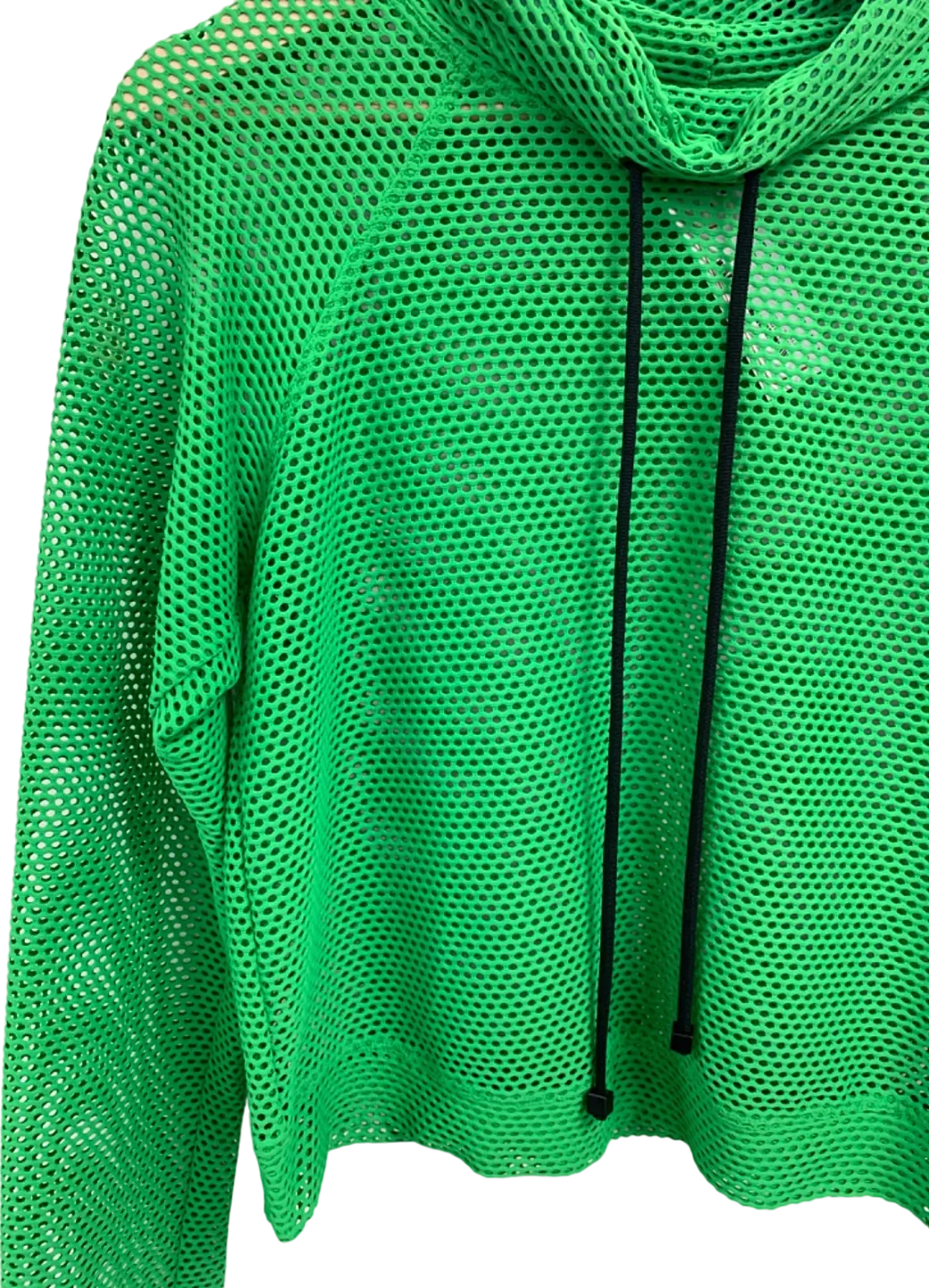 Koral Green Mesh Hoodie UK M