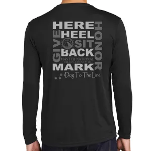 Men's Long Sleeve Performance - Dog To The Line