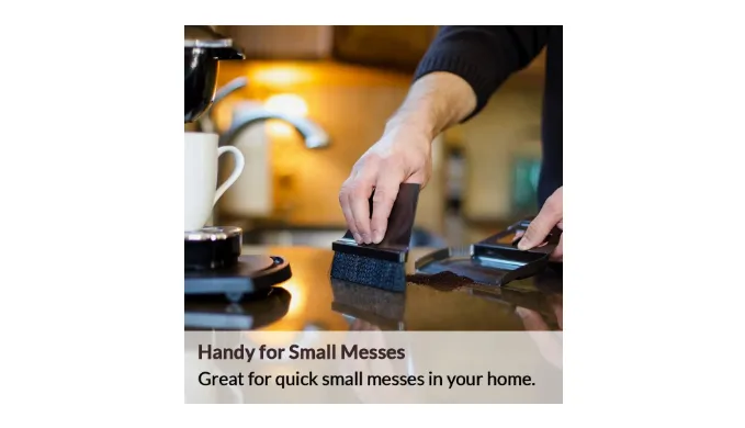 miniWISP Broom and Dustpan Set - The Best Mini Hand Broom with Electrostatic Bristle Seal Technology