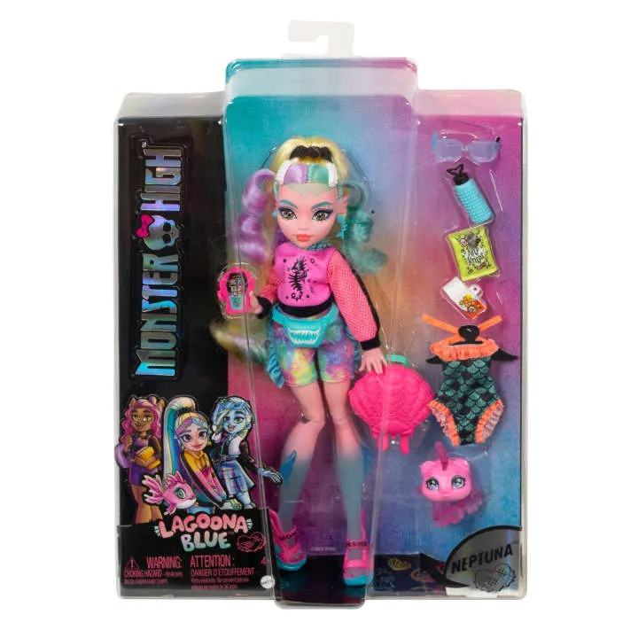 Monster High Lagoona Blue Doll With Pet and Accessories - Mattel