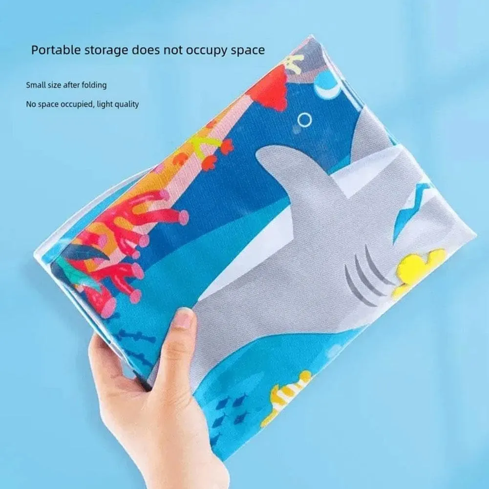 NEW 1 PCS Inflatable Pat Pad Baby Pets Pat Pad PVC Marine Animal Water Pad Inflatable Baby Pad Toy Crawling Water Toy Water, 40-inch Diameter