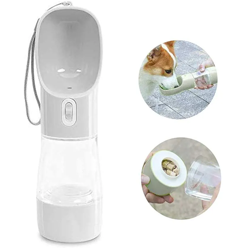 Portable Pet Dog Water Dispenser Bottle Feeder Bowl