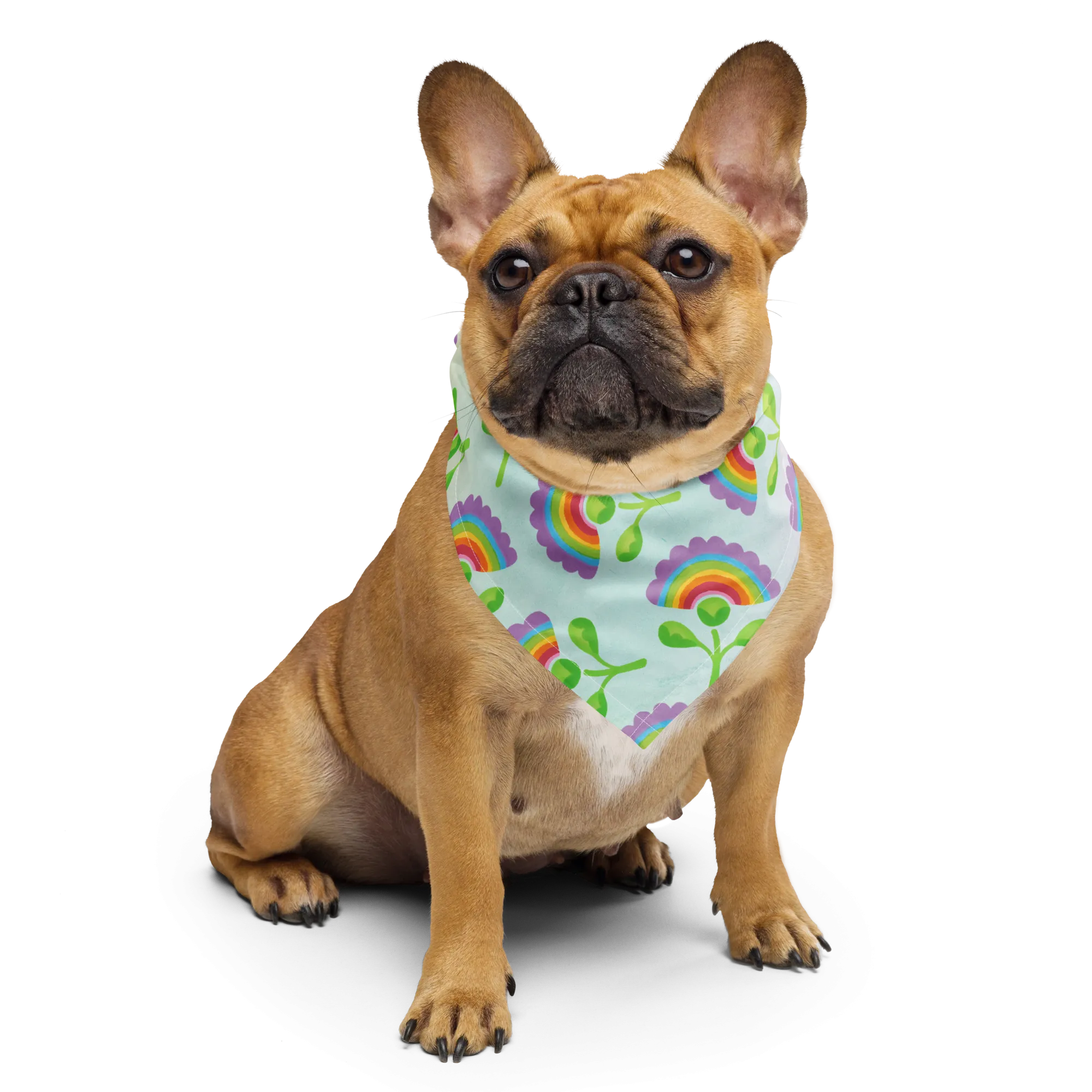 Rainbows in Bloom Pet Bandana