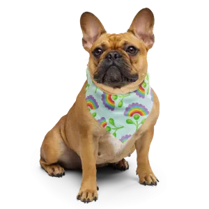 Rainbows in Bloom Pet Bandana