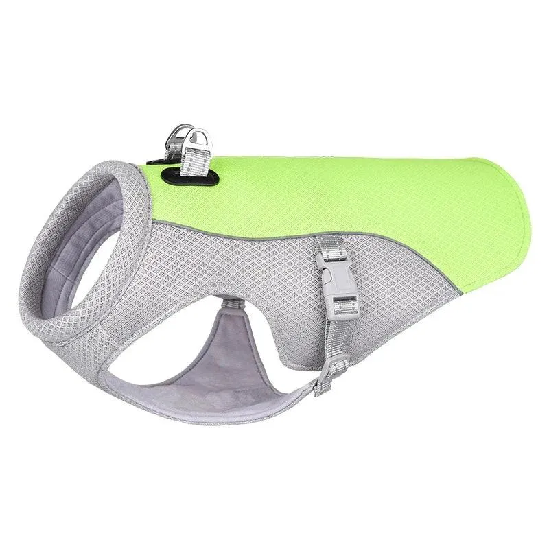 Summer Dog Cooling Vest Harness Reflective Quick Release Hot Pet Clothes Cool Jacket For Small Medium Large Dog Accessories
