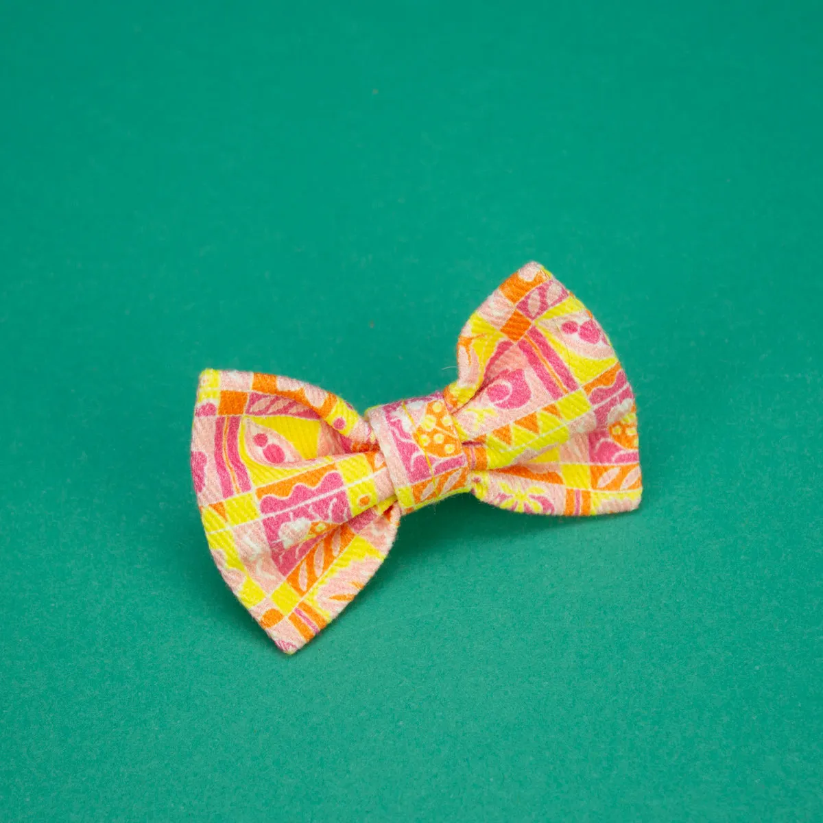 Summer Harvest Cat Bow Tie