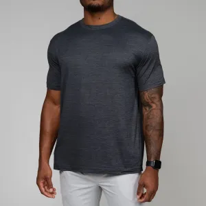 Tailwind Performance Tee | Heather - Charcoal Grey/Ash Grey