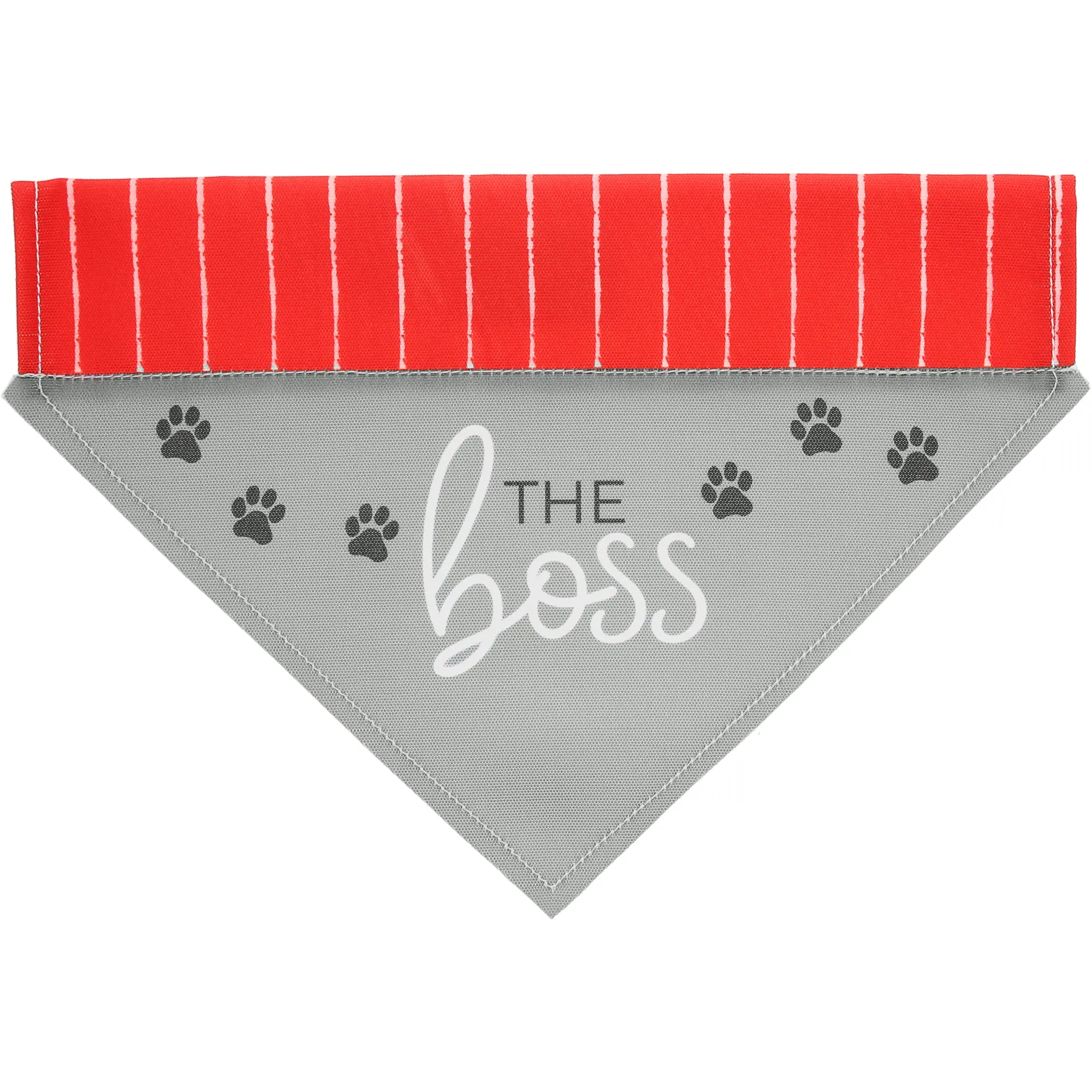 The Boss 7" x 5" Canvas Slip on Pet Bandana
