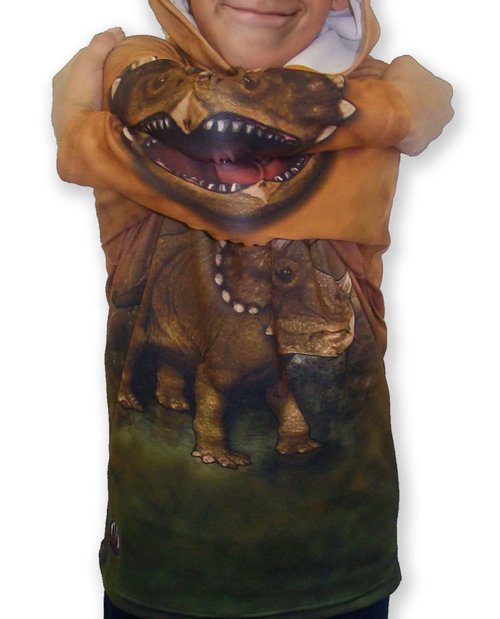 TRICERATOPS Hoodie Sport Shirt by MOUTHMAN®